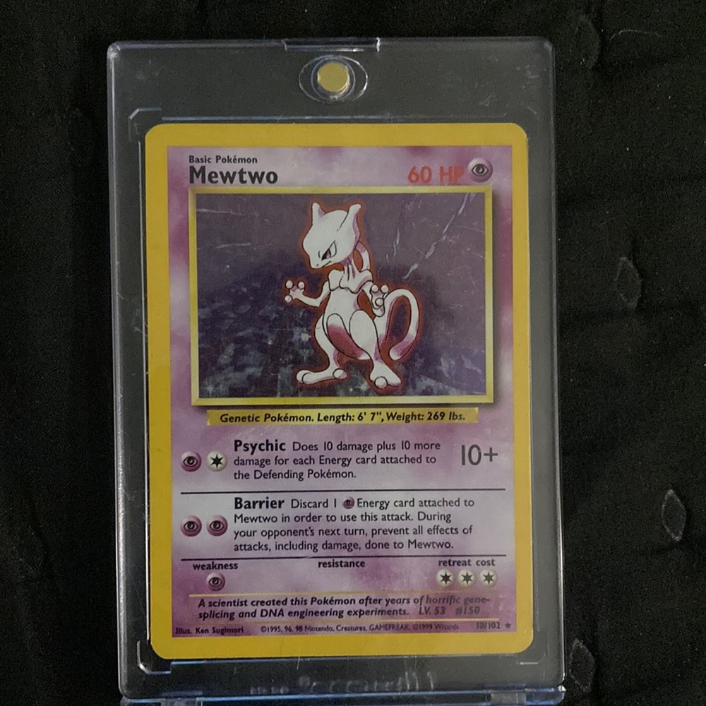 Mewtwo 10/102 Holo Rare